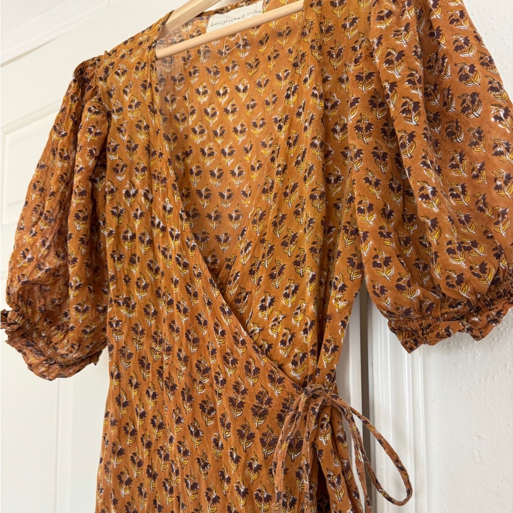 Daughters of India Zuri Wrap Dress